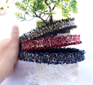 长条细发箍魔术贴粘头发成人发饰儿童头饰碎发发帖学生刘海贴发带