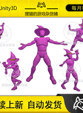 Unity Human Spellcasting Animations 2.0 魔法师释放魔法动作包