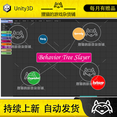 Unity Behavior Tree Slayer 行为树AI可视化工具 1.0