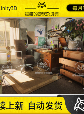 Unity Will's Room Environment Dormitory Room Environment 1.0