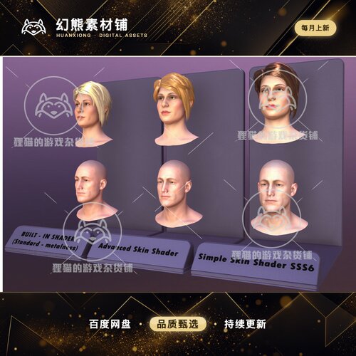 Unity Human Shader Pack Built-In RP URP HDRP 1.1.48.1
