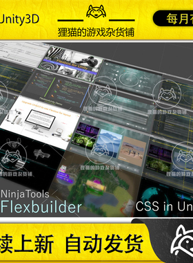 Unity FlexBuilder 2023 Flexbox/CSS-3 UI 4.9.1 包更层级UI插件