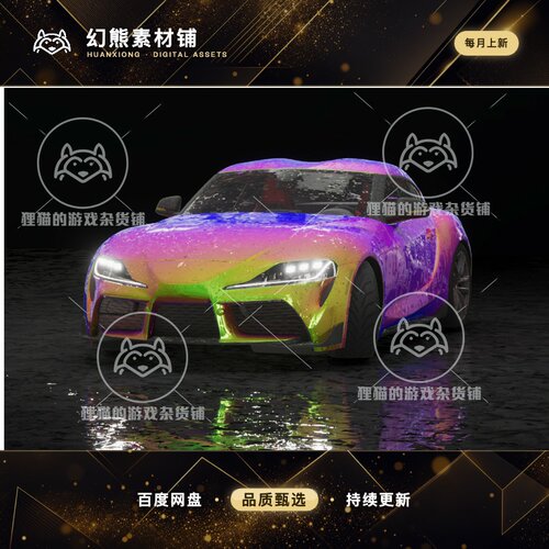 Unity HDRP Car Paint Shader VR Ready 1.1 包更 汽车涂鸦渲染器