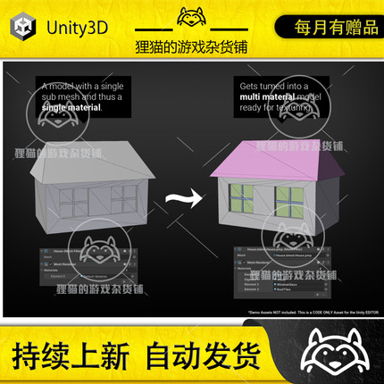 Unity Polygon Material Painter - Sub-Mesh Editor 1.5.2