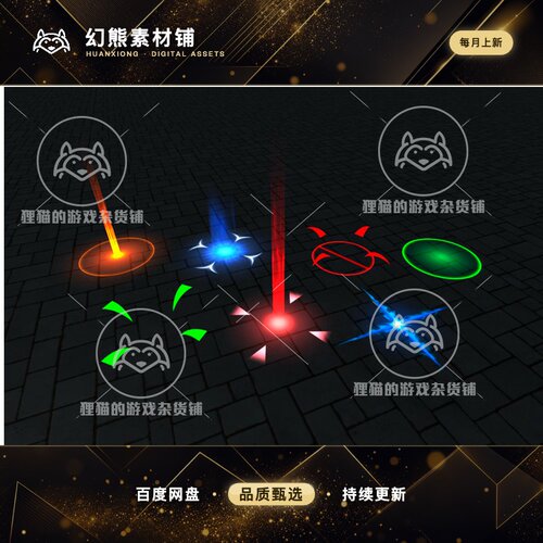 Unity Map Track Markers VFX 2 1.1 鼠标追踪点击效果