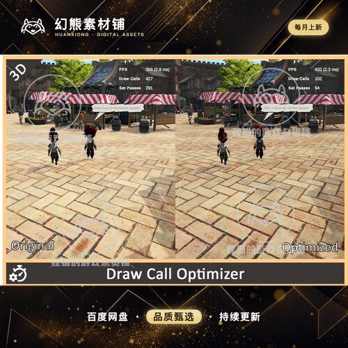 Unity Draw Call Optimizer Just One Click 2.7.2  优化工具