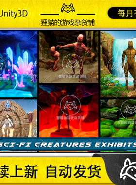 Unity Sci-Fi Alien Biomes Showroom 1.0.1 包更 外星人展示室