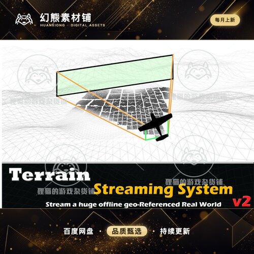 Unity Terrain Streaming System V2  2.1 地形流媒体系统