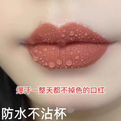 李佳琪推荐正品不掉色不沾杯肉桂奶茶色口红自然滋润素颜显白防水