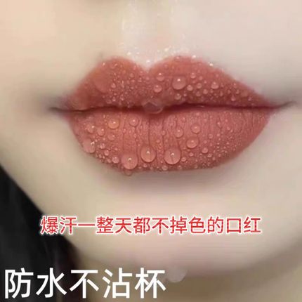 李佳琪推荐正品不掉色不沾杯肉桂奶茶色口红自然滋润素颜显白防水