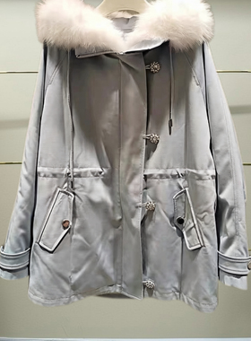 州正品2025冬季CSA4335820-250粉蓝外套9390