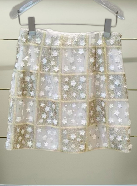 漳正品2025秋季CSA3071380-250杏色裙子-3390