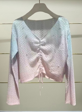 福正品2025春季CSA1036010-250彩色针织套头衫-2990