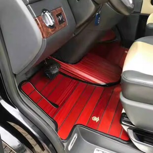 适用于大众凯路威途锐辉腾 夏朗蔚揽 甲壳虫尚酷迈特威木地板脚垫