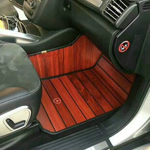 GLC S400L EQC G63g500 C级200E300木地板脚垫 GLA 适用于奔驰GLE