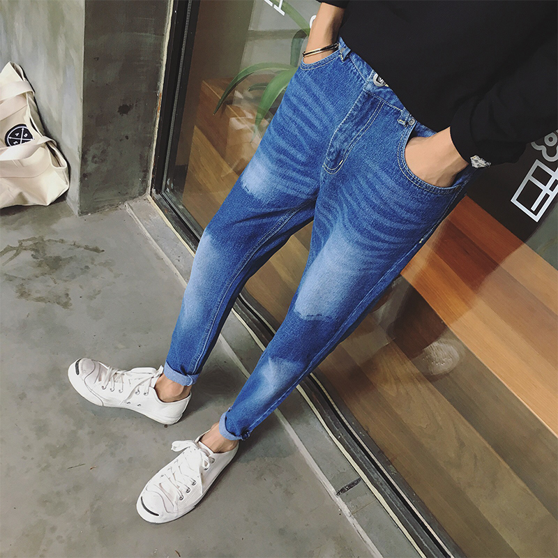 Jeans pour adolescent pieds Slim BWXD pour automne - Ref 1484924 Image 5