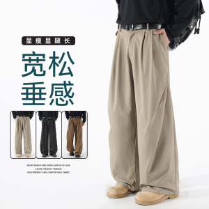 2025春夏弯刀裤男士美式宽松休闲裤斜纹cleanfit伞兵裤 AK53-P58图片
