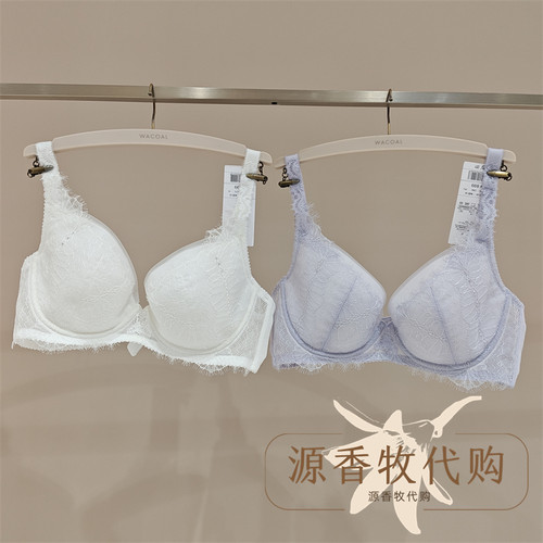 WACOAL华歌尔 WB31E5金标春日精灵3/4薄款透气侧收蕾丝文胸内衣女