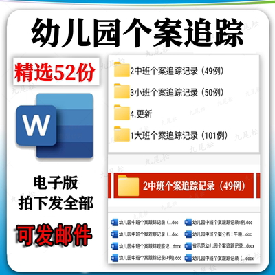 幼儿园个案追踪记录跟踪示范大班小班中班ld分析连续个案观察记录