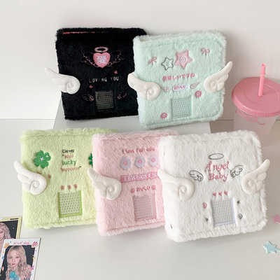 原创小天使活页收纳册7可爱毛绒