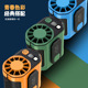 新款 创意挂壁桌面冷风机高速手持办公家用充电挂腰小风扇
