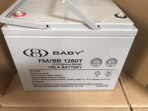 BABY鸿贝蓄电池FM/BB1280T 12V80AH消防主机UPS电梯医疗直流屏