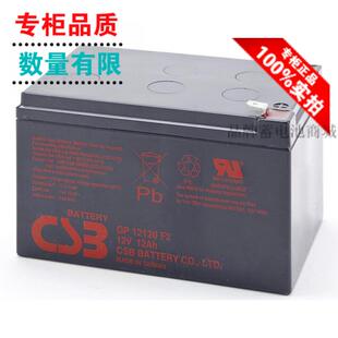 CSB蓄电池12V12AH APC UPS电源专用电池GP12120 台湾希世比蓄电池