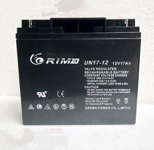 12不间断电源12V17AH RIMA瑞玛蓄电池UN17 UPS专用机房 应急电池