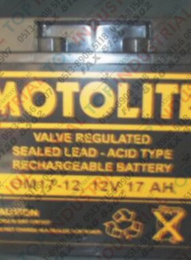 菲律宾Motolite 工业用密闭免维护蓄电池OM17-12 应急照明12V17AH