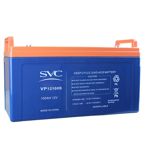 SVC铅酸免维护蓄电池12V100AH UPS电源 EPS电源 直流屏专用蓄电池