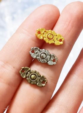 15mm娃用汉服子母扣迷你盘扣皮带扣bjd6分小布娃娃古装金属对扣