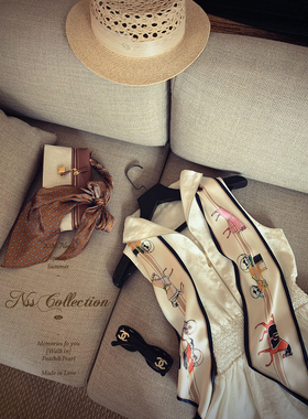 NSS COLLECTION 搭配了一整期！百搭真丝丝巾合集