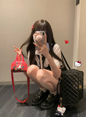 NSS COLLECTION 英式初级生 衬衫套装高腰a字短裙黑色背带连衣裙