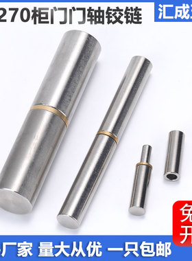 CL270-1-2-3-4配电箱柜门不锈钢门轴铰链焊接圆柱型工业柜门合页