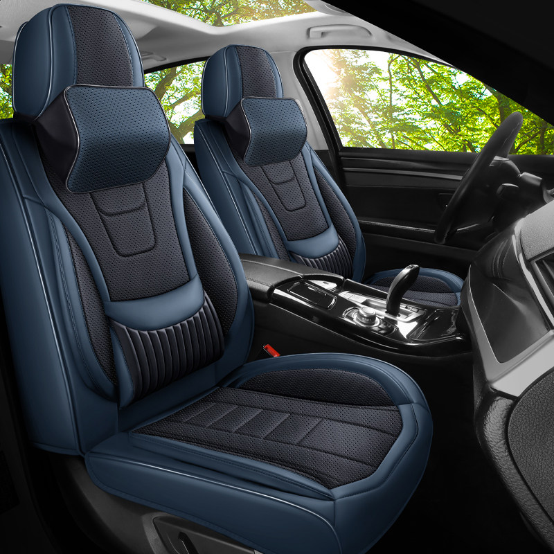 大众新宝来朗逸捷达桑塔纳英朗专用座套全包四季通用皮革汽车坐垫