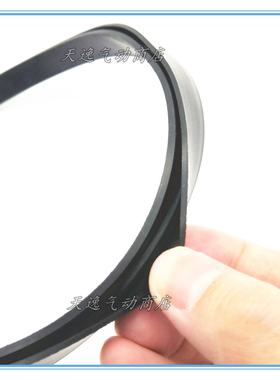 卡槽插口密封圈U型开口形黑色橡胶硅胶凹槽垫圈圆管口玻璃包套边
