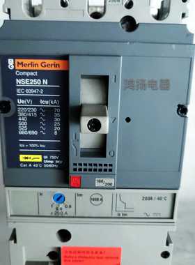 NSE250N320EL NDE250N 3P 160-200A带漏电模块