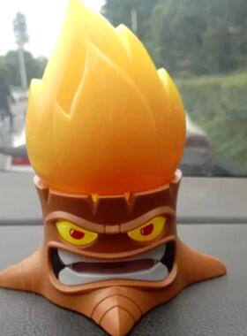 植物大战僵尸正版玩具单个火炬树桩可发光橡木装火焰树墩散装