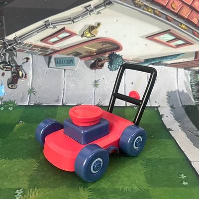 正版植物大战僵尸玩具的摩登世界小推车可动发光真模型男孩礼物