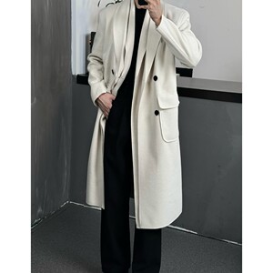 双层情侣毛呢大衣A312-995P170图片