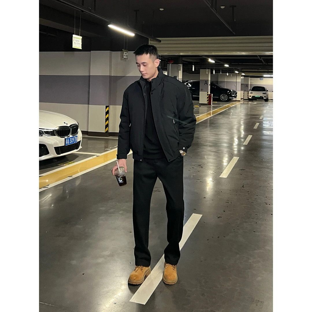 【冠什么希男装】重磅立领抗寒保暖时尚羽绒服外套3631P230，男装羽绒服，电商A312