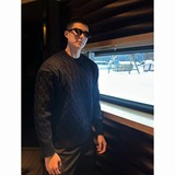 原版3D绞花浮雕针织毛衣A312-9696P75，男装针织衫/毛衣，电商A312