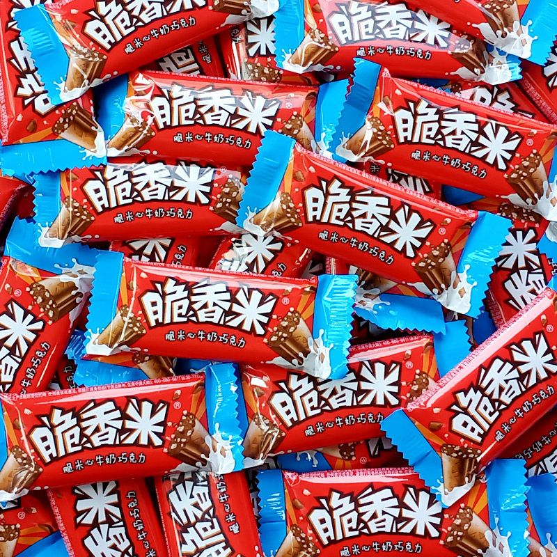 脆香米巧克力脆米心牛奶散装排块结婚庆喜糖休闲零食德芙年货