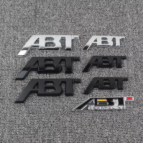 适用奥迪A4LA6L大众ABT车标改装车贴中网标尾标车身abt车标装饰贴 - 封面