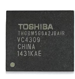 原装THGBM5G6A2JBAIR 东芝8GB 153球 emmc闪存颗粒 字库 全新寿命