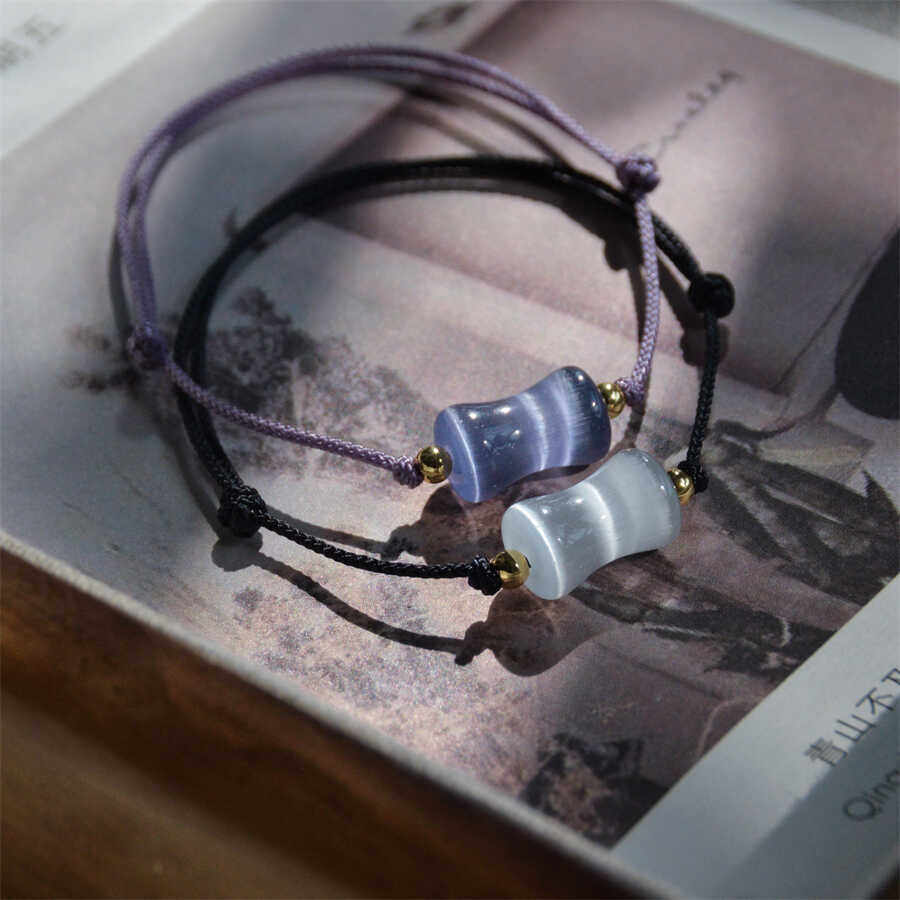 「雾中竹」好可爱的竹节呀  原创清新学生猫眼石竹节手链手绳情侣,饰品/流行首饰/时尚饰品新,手链,淘宝优惠券,粉丝福利购,淘宝优惠卷