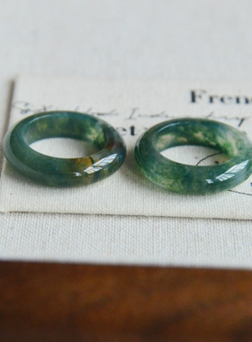 好春夏的一款天然玛瑙戒指呀