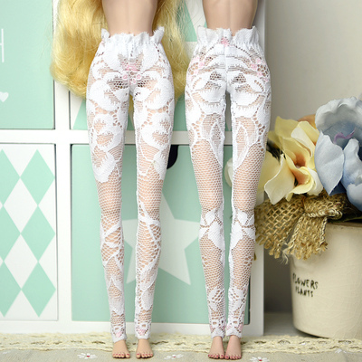 30cm娃娃心怡可儿欣妍衣服装ppFR/DG桃子Momoko蕾丝袜 打底裤子