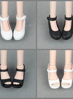 四分 心怡娃娃 4分bjd sd 鞋子 单鞋凉鞋 高跟鞋 适合脚长5.5cm