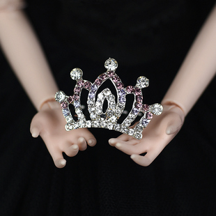 4分心怡四分娃娃60厘米3分娃小布blythe王冠头冠发饰头饰 皇冠